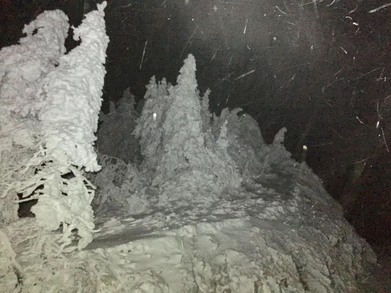 Nuit de tempête sur le jura